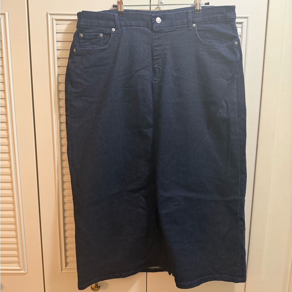 Denim & Co. Dark Blue Denim Fabric